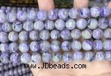 CCG321 15.5 inches 10mm round natural charoite beads wholesale