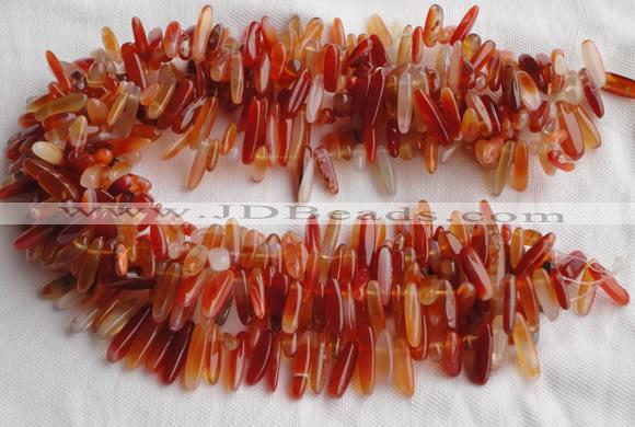 CCH07 16 inches red onyx chips gemstone beads wholesale