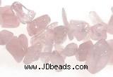 CCH09 32 inches rose quartz chips gemstone beads wholesale