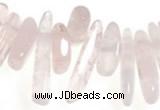 CCH10 16 inches rose quartz chips gemstone beads wholesale