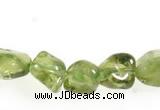 CCH17 16 inches green peridot chips gemstone beads wholesale