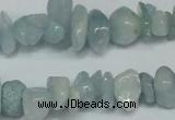 CCH215 34 inches 5*8mm aquamarine chips gemstone beads wholesale