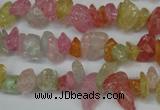 CCH261 34 inches 4*6mm synthetic crack crystal chips beads wholesale