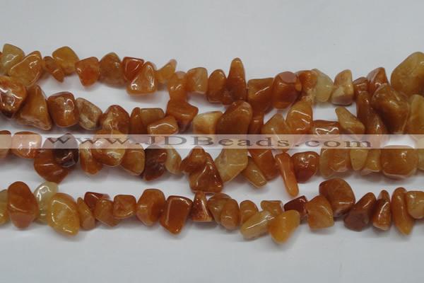 CCH270 34 inches 8*12mm red aventurine chips gemstone beads wholesale