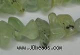 CCH293 34 inches 8*12mm green rutilated quartz chips beads wholesale