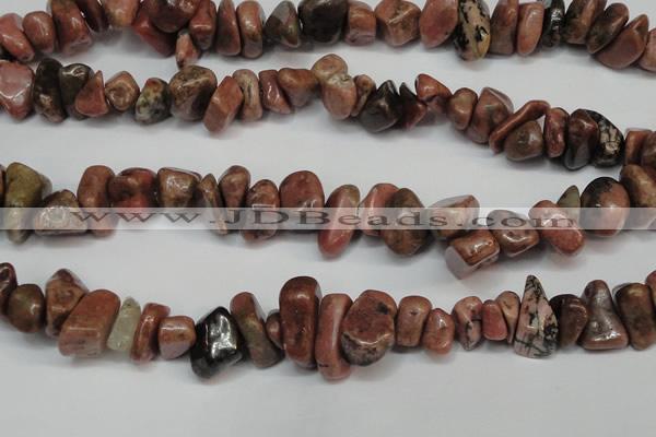 CCH298 34 inches 8*12mm rhodochrosite chips gemstone beads wholesale