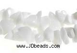 CCH32 35 inches white stone chips gemstone beads wholesale