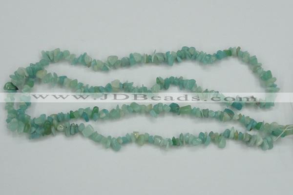 CCH45 32 inches 5*8mm amazonite chip gemstone beads wholesale