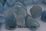 CCH610 15.5 inches 6*8mm - 10*14mm aquamarine chips gemstone beads