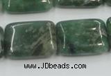 CCJ01 15.5 inches 18*25mm rectangle natural African jade beads wholesale