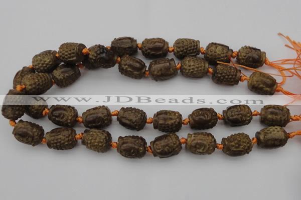 CCJ232 15.5 inches 13*18mm carved buddha China jade beads