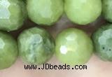 CCJ372 15.5 inches 10mm faceted round China jade beads wholesale