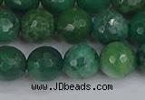 CCJ413 15.5 inches 10mm faceted round west African jade beads