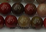 CCJ455 15.5 inches 14mm round colorful jasper beads wholesale