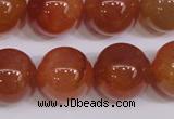 CCL08 15 inches 18mm round carnelian gemstone beads wholesale