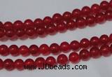 CCN05 15.5 inches 4mm round candy jade beads wholesale