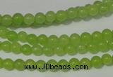 CCN11 15.5 inches 4mm round candy jade beads wholesale