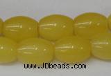 CCN111 15.5 inches 12*16mm rice candy jade beads wholesale