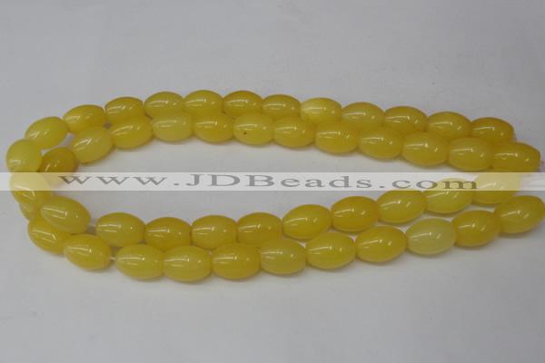 CCN111 15.5 inches 12*16mm rice candy jade beads wholesale