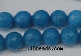 CCN1204 15.5 inches 12mm faceted round candy jade beads wholesale