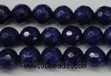 CCN1214 15.5 inches 10mm faceted round candy jade beads wholesale