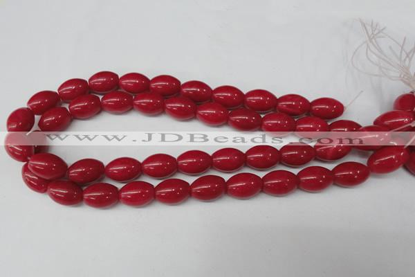 CCN124 15.5 inches 13*18mm rice candy jade beads wholesale