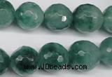 CCN1286 15.5 inches 14mm faceted round rainbow candy jade beads