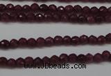 CCN1312 15.5 inches 3mm faceted round candy jade beads wholesale