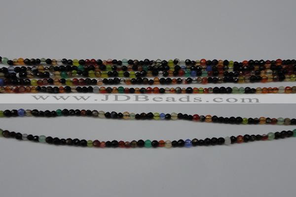 CCN1317 15.5 inches 3mm faceted round candy jade beads wholesale