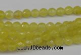 CCN1325 15.5 inches 6mm faceted round candy jade beads wholesale