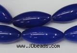 CCN133 15.5 inches 10*25mm rice candy jade beads wholesale