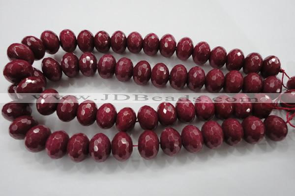 CCN1358 15.5 inches 13*18mm faceted rondelle candy jade beads