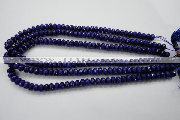 CCN1383 15.5 inches 5*8mm faceted rondelle candy jade beads