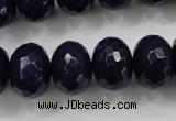 CCN1387 15.5 inches 12*16mm faceted rondelle candy jade beads