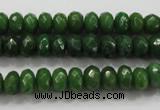 CCN1403 15.5 inches 5*8mm faceted rondelle candy jade beads