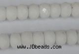 CCN150 15.5 inches 8*12mm faceted rondelle candy jade beads