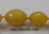 CCN1513 15.5 inches 10*14mm – 20*30mm faceted rice candy jade beads