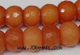 CCN162 15.5 inches 12*16mm faceted rondelle candy jade beads