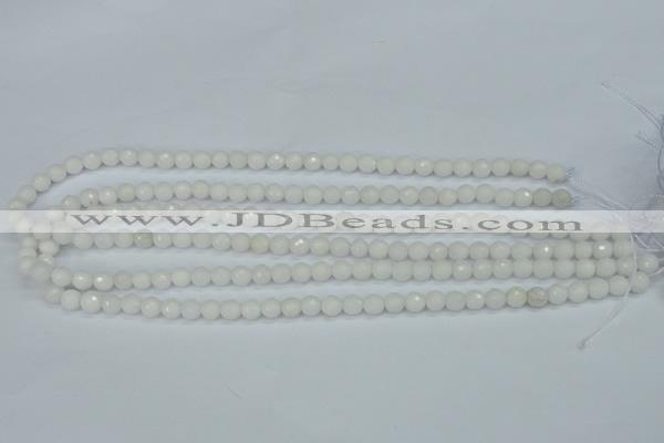 CCN1800 15 inches 4mm faceted round candy jade beads wholesale