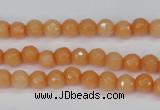 CCN1820 15 inches 4mm faceted round candy jade beads wholesale