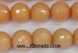 CCN1825 15 inches 14mm faceted round candy jade beads wholesale