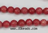 CCN1842 15 inches 8mm faceted round candy jade beads wholesale