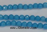 CCN1870 15 inches 4mm faceted round candy jade beads wholesale