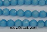 CCN1872 15 inches 8mm faceted round candy jade beads wholesale