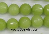 CCN1905 15 inches 14mm faceted round candy jade beads wholesale