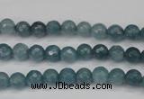 CCN1910 15 inches 4mm faceted round candy jade beads wholesale