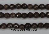 CCN1931 15 inches 6mm faceted round candy jade beads wholesale