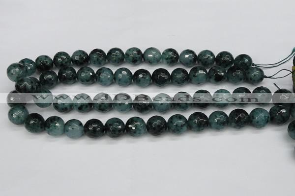 CCN1944 15 inches 12mm faceted round candy jade beads wholesale