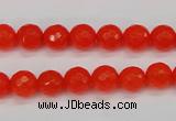 CCN1952 15 inches 8mm faceted round candy jade beads wholesale