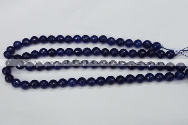 CCN1963 15 inches 10mm faceted round candy jade beads wholesale